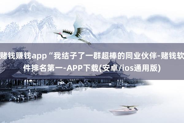 赌钱赚钱app“我结子了一群超棒的同业伙伴-赌钱软件排名第一-APP下载(安卓/ios通用版)