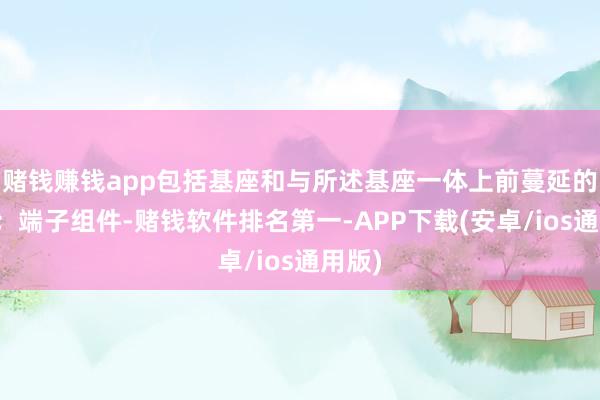 赌钱赚钱app包括基座和与所述基座一体上前蔓延的舌板；端子组件-赌钱软件排名第一-APP下载(安卓/ios通用版)