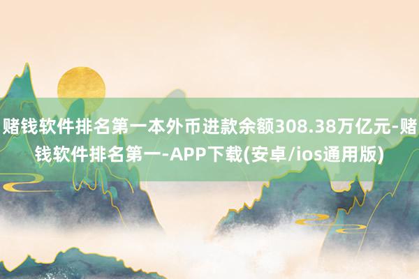 赌钱软件排名第一本外币进款余额308.38万亿元-赌钱软件排名第一-APP下载(安卓/ios通用版)