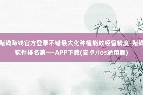 赌钱赚钱官方登录不错最大化种植能效经管精度-赌钱软件排名第一-APP下载(安卓/ios通用版)